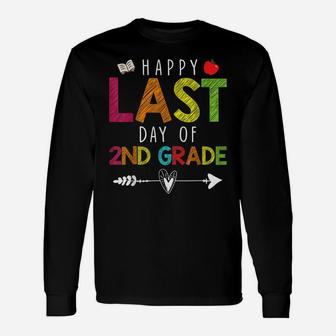 Happy Last Day Of 2Nd Grade Funny Gift Teacher Students Unisex Long Sleeve | Crazezy