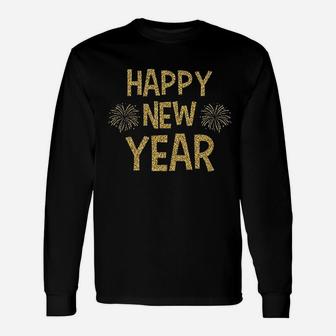 Happy New Year Celebration New Years Eve Long Sleeve T-Shirt - Thegiftio UK