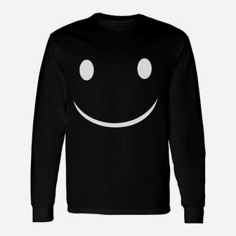 Happy Smile Unisex Long Sleeve | Crazezy