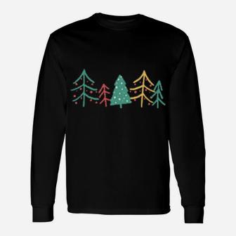 Happy Xmas Simple Long Sleeve T-Shirt - Monsterry