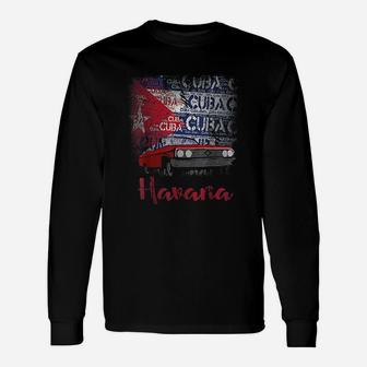 Havana Cuban Flag Unisex Long Sleeve | Crazezy AU