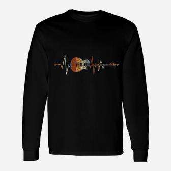 Heartbeat Guitarist Guitar Unisex Long Sleeve | Crazezy