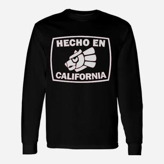 Hecho En California Awesome Cali Republic Unisex Long Sleeve | Crazezy UK