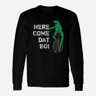Here Come Dat Boi Unisex Long Sleeve | Crazezy