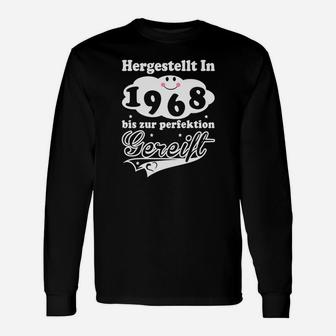 Hergestellt in 1968 Bis zur Perfektion Gereift Langarmshirts, Vintage Stil - Seseable