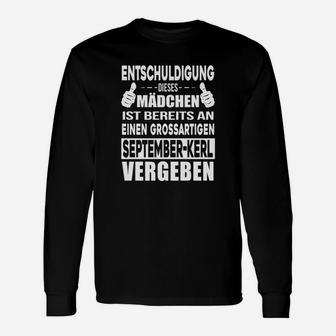 Herren Langarmshirts Großartiger September-Kerl, Lustiges Design für Geburtstag - Seseable