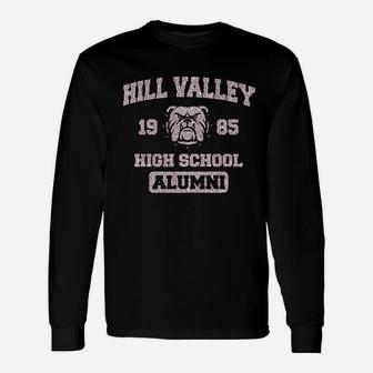 Hill Valley 1985 Funny Classic High School Unisex Long Sleeve | Crazezy UK