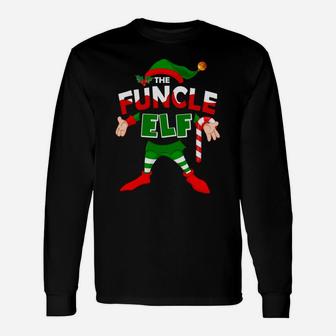 Holiday 365 Christmas Funcle Elf Family Matching Gift Uncle Unisex Long Sleeve | Crazezy
