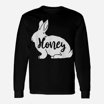 Honey Bunny Animal Lover Cute Easter Day Unisex Long Sleeve | Crazezy