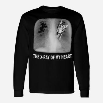 Horse The Xray Of My Heart Long Sleeve T-Shirt - Monsterry CA