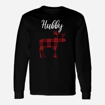 Hubby Moose Matching Family Christmas Pajamas Sweatshirt Unisex Long Sleeve | Crazezy CA