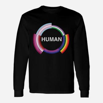 Human Pride Unisex Long Sleeve | Crazezy DE