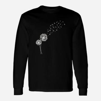 Humans Dandelion Seeds Blowing In The Wind Unisex Long Sleeve | Crazezy AU