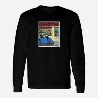 Hungry Snake Drive Thru Funny Reptile Lover Gift Unisex Long Sleeve | Crazezy DE