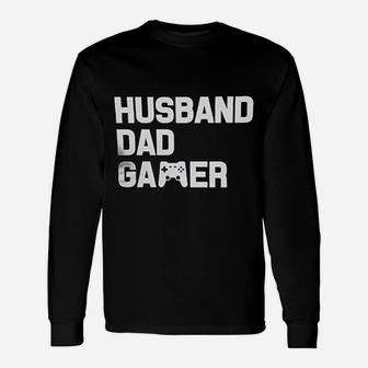 Husband Dad Gamer Long Sleeve T-Shirt - Thegiftio UK