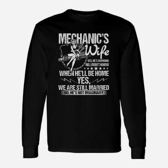 I Am A Mechanics Wife Unisex Long Sleeve | Crazezy CA