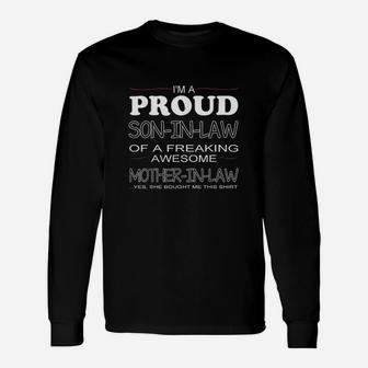 I Am A Proud Son In Law Unisex Long Sleeve | Crazezy DE