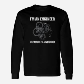 I Am An Engineer Unisex Long Sleeve | Crazezy DE