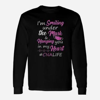 I Am Smiling Under The Make And Hanging You In My Heart Unisex Long Sleeve | Crazezy