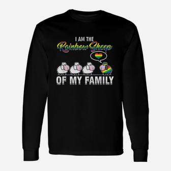 I Am The Rainbow Sheep Of My Family Unisex Long Sleeve | Crazezy UK