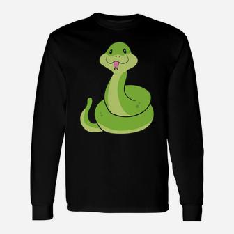 I Just Really Like Snakes Ok Funny Snake Reptile Python Unisex Long Sleeve | Crazezy