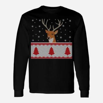 I Like Big Racks Bow Hunter Xmas Deer Hunting Sweatshirt Unisex Long Sleeve | Crazezy