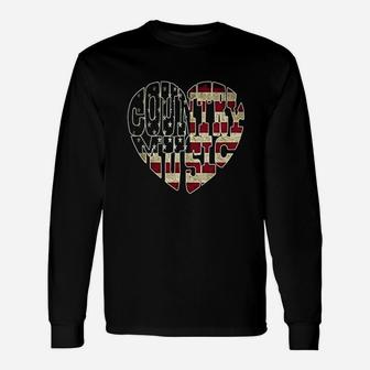 I Love America Country Music Unisex Long Sleeve | Crazezy