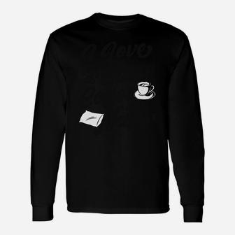 I Love Cats Coffee And Naps Funny Pet Lover Gift Christmas Sweatshirt Unisex Long Sleeve | Crazezy