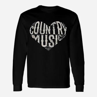 I Love Country Unisex Long Sleeve | Crazezy DE