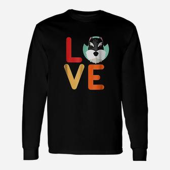 I Love Dog And Puppy Unisex Long Sleeve | Crazezy DE