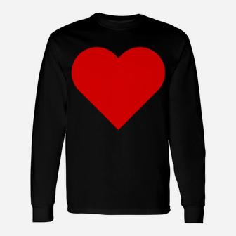I Love Math 1111 | Funny Red Heart Love Math Unisex Long Sleeve | Crazezy AU