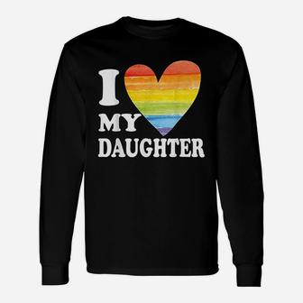 I Love My Daughter Unisex Long Sleeve | Crazezy