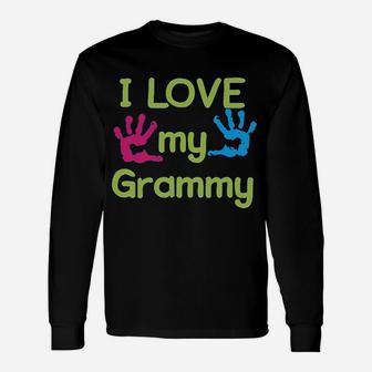 I Love My Grammy Unisex Long Sleeve | Crazezy CA