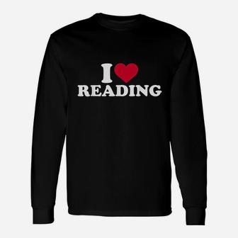 I Love Reading Unisex Long Sleeve | Crazezy DE