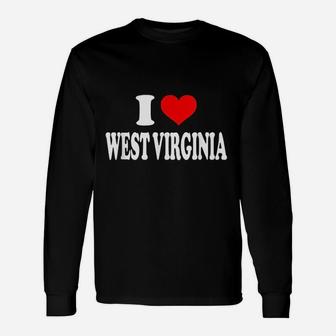 I Love West Virginia Unisex Long Sleeve | Crazezy DE