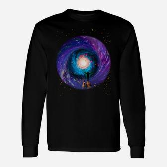 I Need Space In Christmas, Outer Space Themed Science Gift Sweatshirt Unisex Long Sleeve | Crazezy