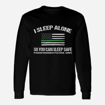 I Sleep Alone Unisex Long Sleeve | Crazezy