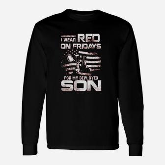I Wear Red On Friday For My Son Unisex Long Sleeve | Crazezy CA