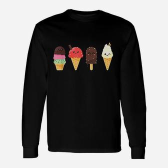 Ice Cream Lover For Summer Unisex Long Sleeve | Crazezy