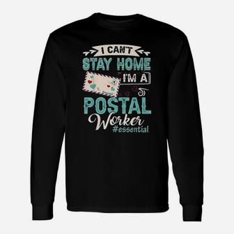 Im A Postal Worker Funny Mailman Essential Mail Lady Quote Unisex Long Sleeve | Crazezy DE