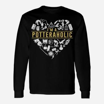 I'm A Potteraholic Long Sleeve T-Shirt - Monsterry