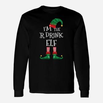 I'm The Beer-Drinking-Elf Matching-Family Christmas Unisex Long Sleeve | Crazezy