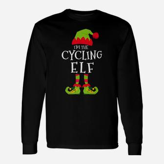 I'm The Cycling Elf Funny Matching Christmas Costume Unisex Long Sleeve | Crazezy