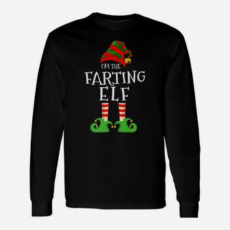 I'm The Farting Elf Funny Matching Christmas Pajama Costume Unisex Long Sleeve | Crazezy