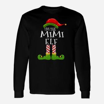 I'm The Mimi Elf Group Matching Family Christmas Pyjamas Unisex Long Sleeve | Crazezy