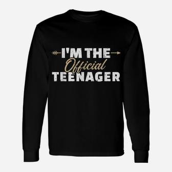I'm The Teenager 13Th Birthday Unisex Long Sleeve | Crazezy UK