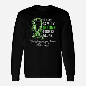 In This Family No One Fights Alone Unisex Long Sleeve | Crazezy UK