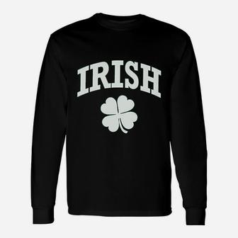 Irish Clover Quatrefoil Beer St Patricks Day Unisex Long Sleeve | Crazezy AU