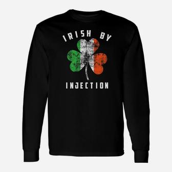 Irish By Injection Cute Ireland Celebration Long Sleeve T-Shirt - Thegiftio