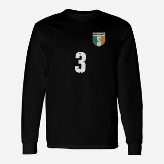 Irish Ireland Rugby Jersey T-shirt Long Sleeve T-Shirt - Thegiftio UK